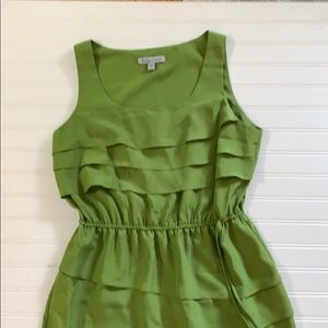 Fun green dress for a garden party!